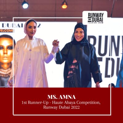 Amna Runway Dubai 2022